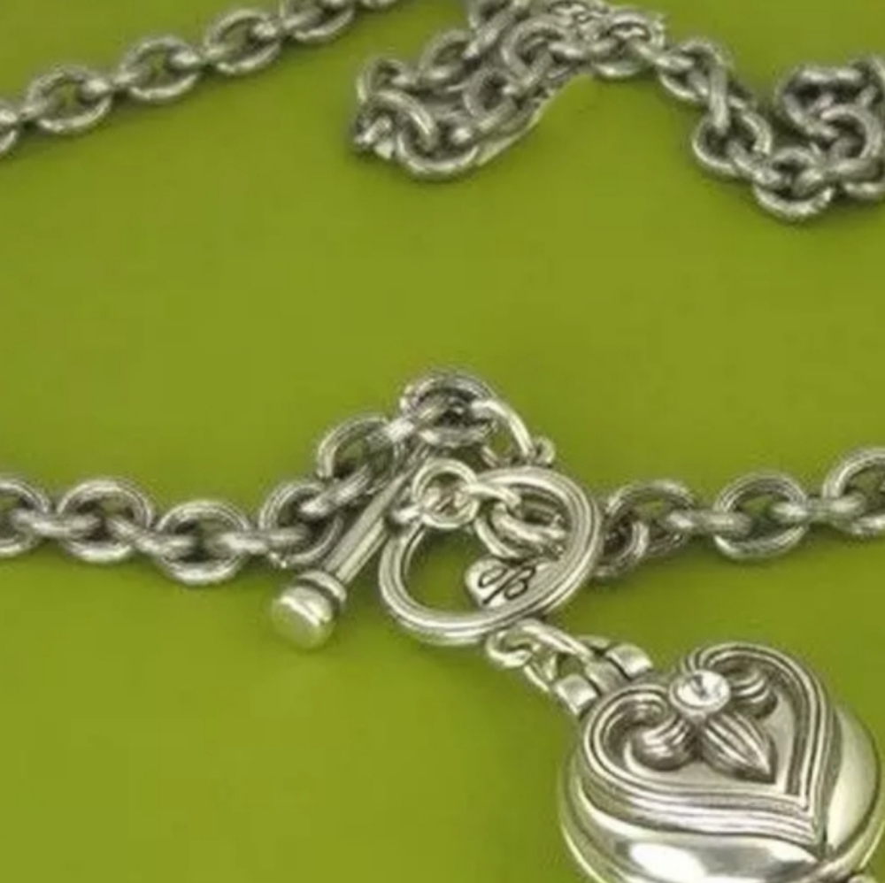 BRIGHTON RETIRED HEALING HEART LOCKET BRACELEt